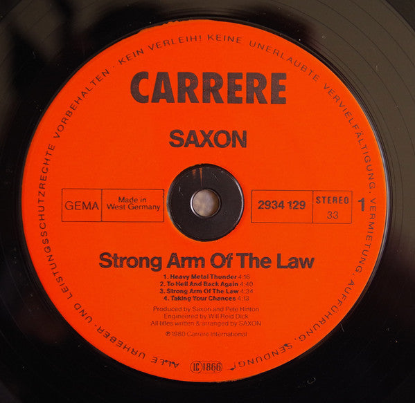 Saxon : Strong Arm Of The Law (LP, Album)