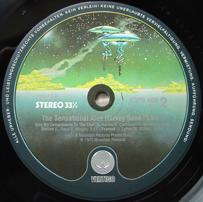 The Sensational Alex Harvey Band : Live (LP, Album, RP)