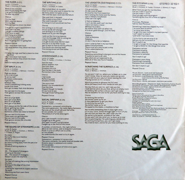 Saga (3) : Heads Or Tales (LP, Album, Club)