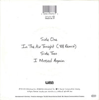 Phil Collins : In The Air Tonight ('88 Remix) (7", Single)