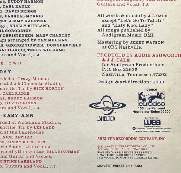 J.J. Cale : 5 (LP, Album)