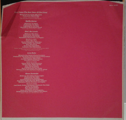 Various : Fast Times At Ridgemont High • Music From The Motion Picture (LP, Comp)