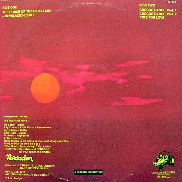 Revelacion : The House Of The Rising Sun (LP, Album, P/Mixed)