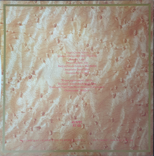 Scritti Politti : Faithless (Triple-Hep N'Blue) (12", Single)