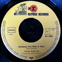 Dean Martin : Not Enough Indians / Rainbows Are Back In Style (7", Single, Mono)