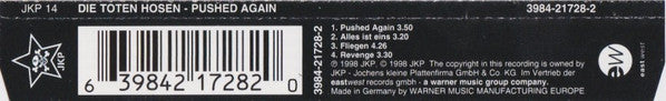 Die Toten Hosen : Pushed Again (CD, Single)
