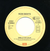 Rob Denys* : Girls For Sale (7", Single)