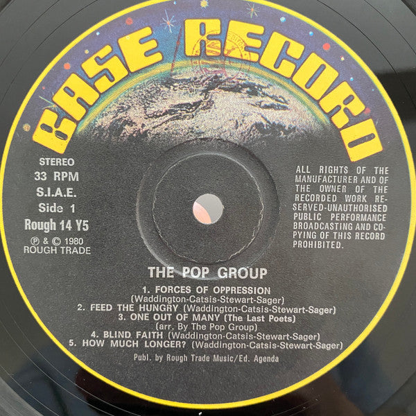 The Pop Group : For How Much Longer Do We Tolerate Mass Murder? (LP, Album, M/Print)