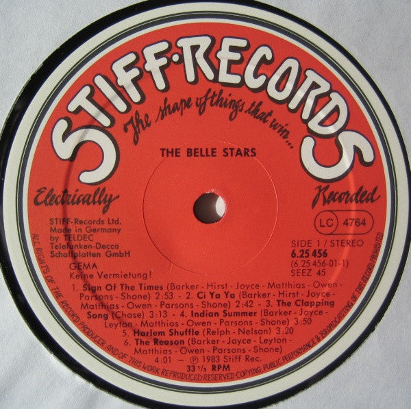 The Belle Stars : The Belle Stars (LP, Album)