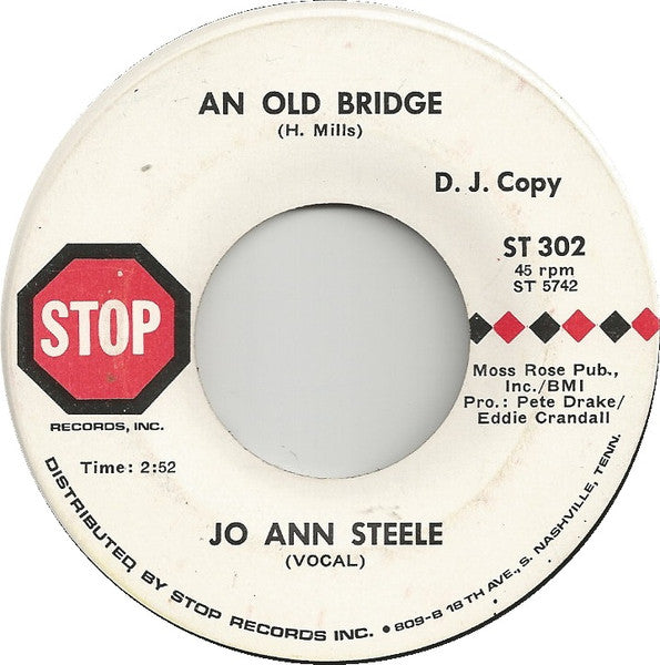 Jo Ann Steele : I'll Be With You When (7", Promo)