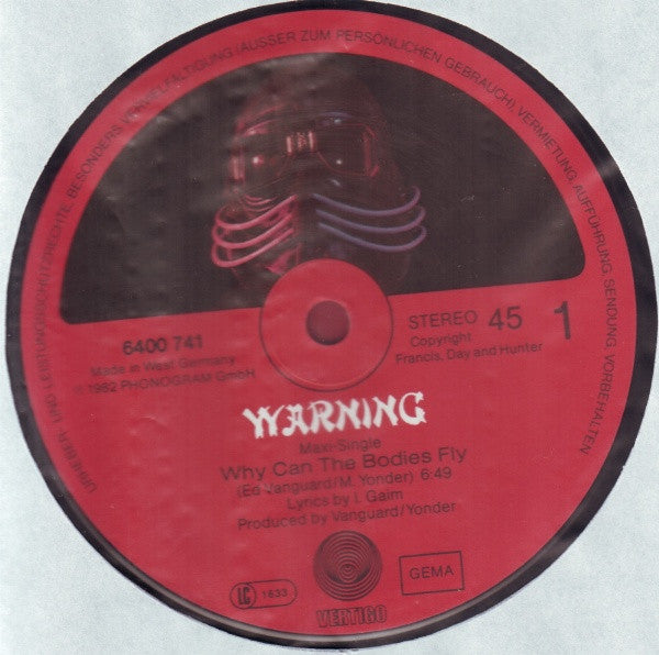 Warning (2) : Why Can The Bodies Fly (12", Maxi, RE)