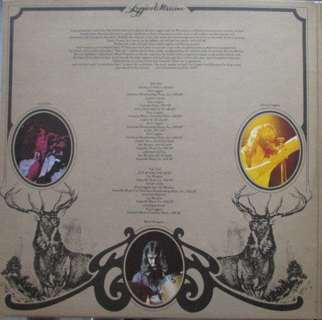 Loggins And Messina : On Stage (2xLP, Album, RP)