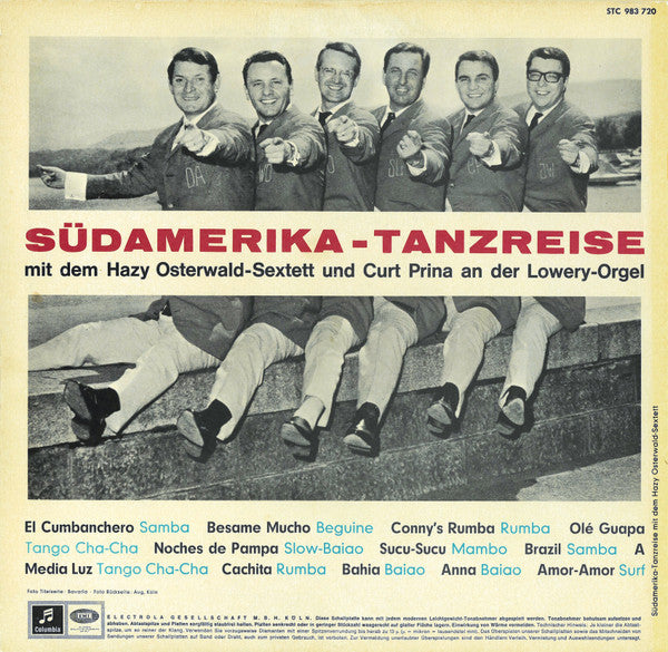 Hazy Osterwald Sextett Und Curt Prina : Südamerika Tanzreise (LP, Album, Club)