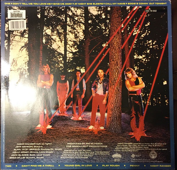 Night Ranger : Dawn Patrol (LP, Album, RE)