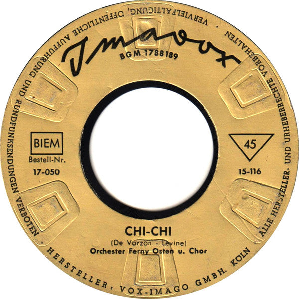 Orchester Ferny Osten : Aloha Oe (7", Single, Mono)