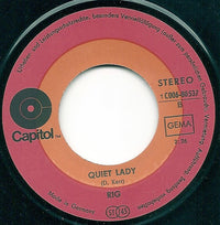 Rig (5) : Sister Liza Bookman / Quiet Lady (7")