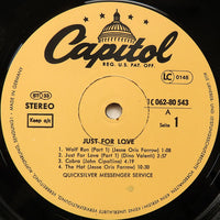 Quicksilver* : Just For Love (LP, Album, RE, Gat)