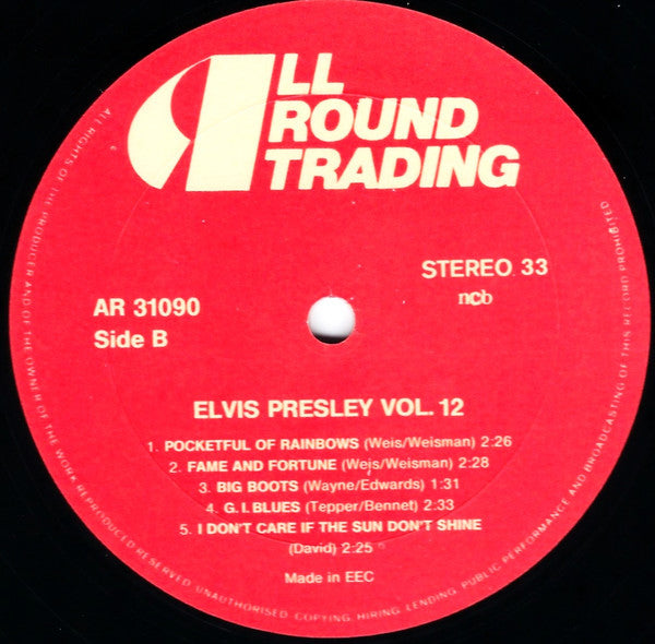 Elvis Presley : Are You Lonesome Tonight (LP, Comp)