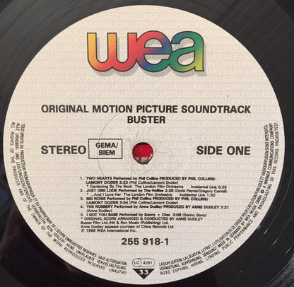 Various : Buster - Original Motion Picture Soundtrack (LP, Comp)