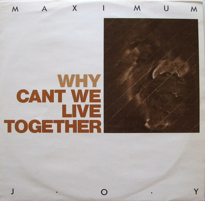 Maximum Joy : Why (Can't We Live Together) (12", Single)