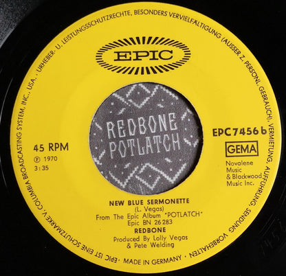 Redbone : Maggie / New Blue Sermonette (7", Single)