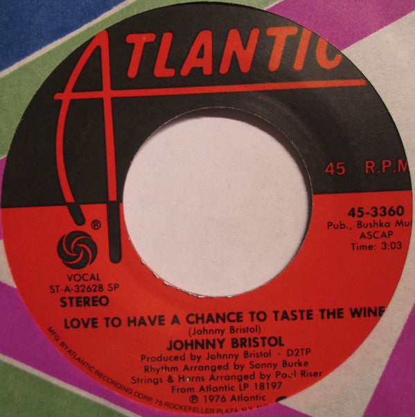 Johnny Bristol : Do It To My Mind (7", Single, SP )