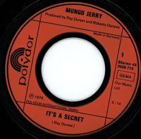 Mungo Jerry : It's A Secret (7", Single)