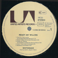 Whitesnake : Ready An' Willing (LP, Album)
