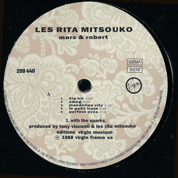 Les Rita Mitsouko : Marc & Robert (LP, Album)
