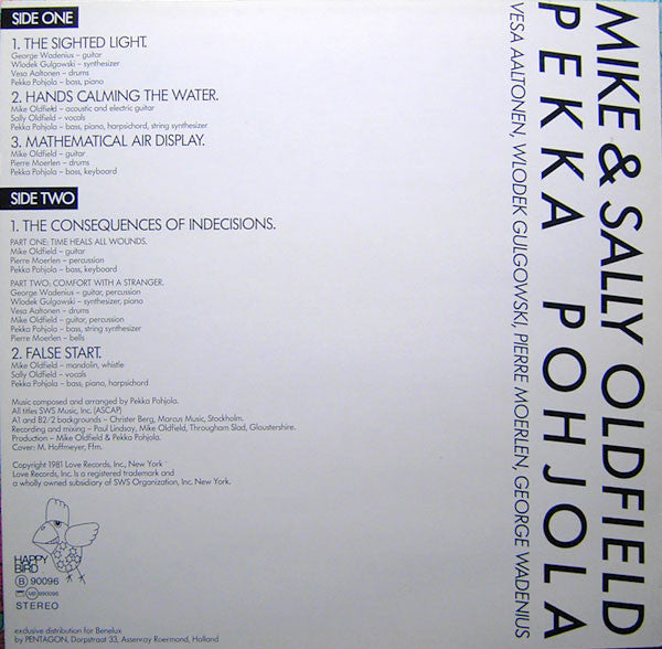 Mike* & Sally Oldfield, Pekka Pohjola : Mike & Sally Oldfield - Pekka Pohjola (LP, Album, RE)
