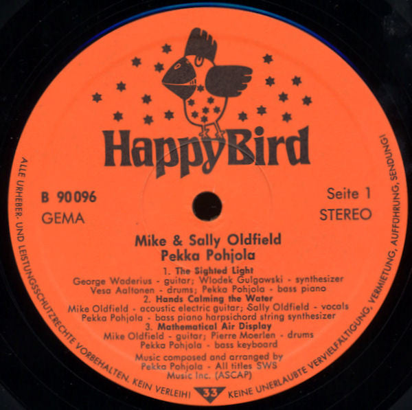 Mike* & Sally Oldfield, Pekka Pohjola : Mike & Sally Oldfield - Pekka Pohjola (LP, Album, RE)