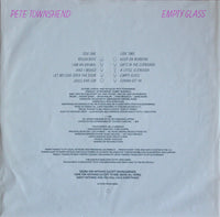 Pete Townshend : Empty Glass (LP, Album)