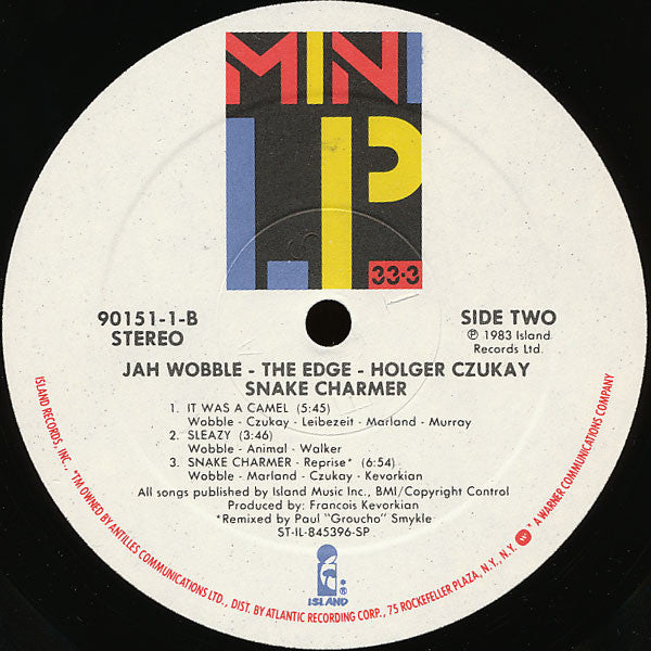 Jah Wobble - The Edge - Holger Czukay : Snake Charmer (LP, MiniAlbum, Spe)