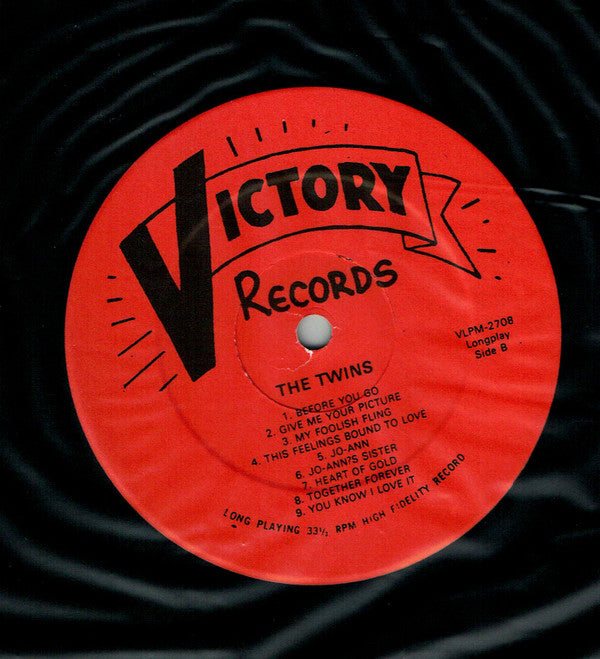 The Twins Jim And John : Teenagers Love The Twins Jim And Jones (LP, Comp)