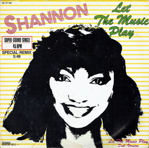 Shannon : Let The Music Play (Special-Remix) (12", Maxi, Single, Daz)