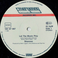Shannon : Let The Music Play (Special-Remix) (12", Maxi, Single, Daz)