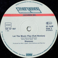 Shannon : Let The Music Play (Special-Remix) (12", Maxi, Single, Daz)