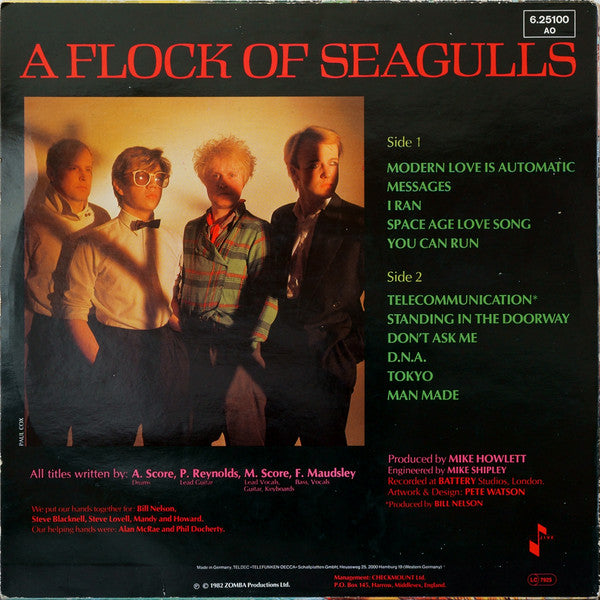 A Flock Of Seagulls : A Flock Of Seagulls (LP, Album)
