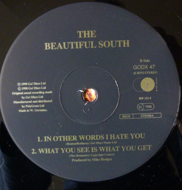 The Beautiful South : A Little Time (12")