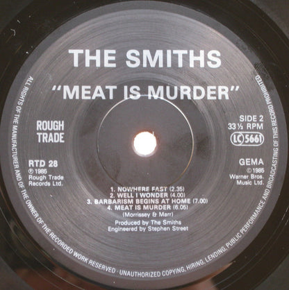 The Smiths : Meat Is Murder (LP, Album)