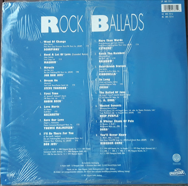 Various : Rock Ballads (LP, Comp)
