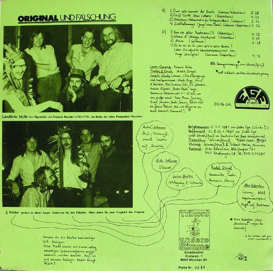 Schwoißfuaß : Oinr Isch Emmr Dr Arsch (LP, Album, Yel)