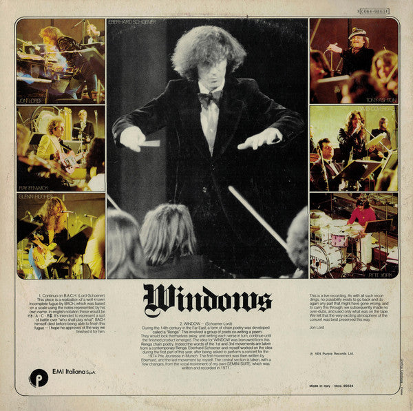 Jon Lord : Windows (LP, Album, Gat)