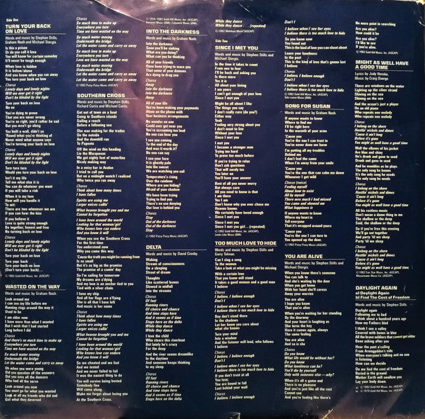 Crosby, Stills & Nash : Daylight Again (LP, Album)
