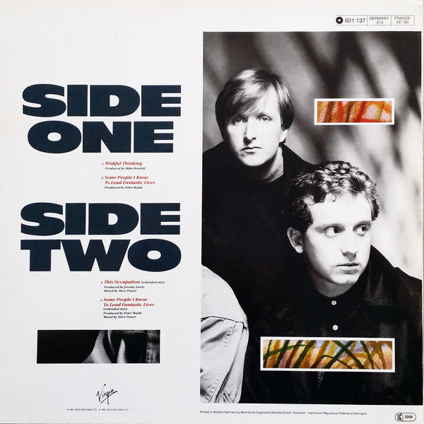 China Crisis : Wishful Thinking (12", Single)