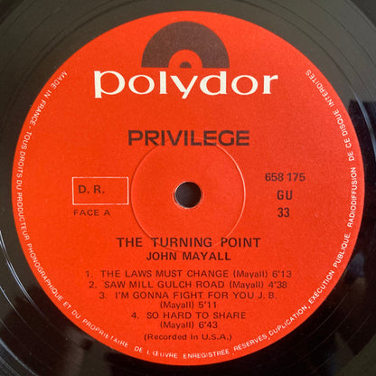 John Mayall : The Turning Point (LP, Album)