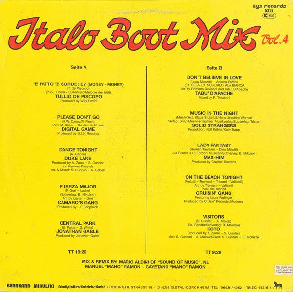 Various : Italo Boot Mix Vol. 4 (12", Mixed)
