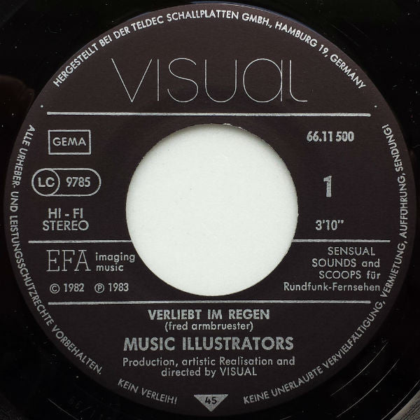 Music Jllustrators* : Verliebt Im Regen (7")