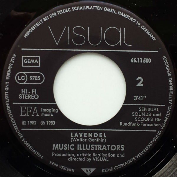 Music Illustrators : Verliebt Im Regen (7")