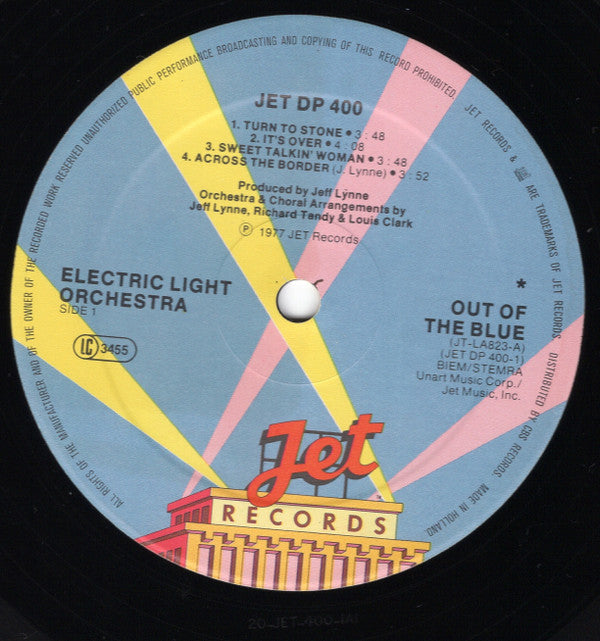 Electric Light Orchestra : Out Of The Blue (2xLP, Album, RE)